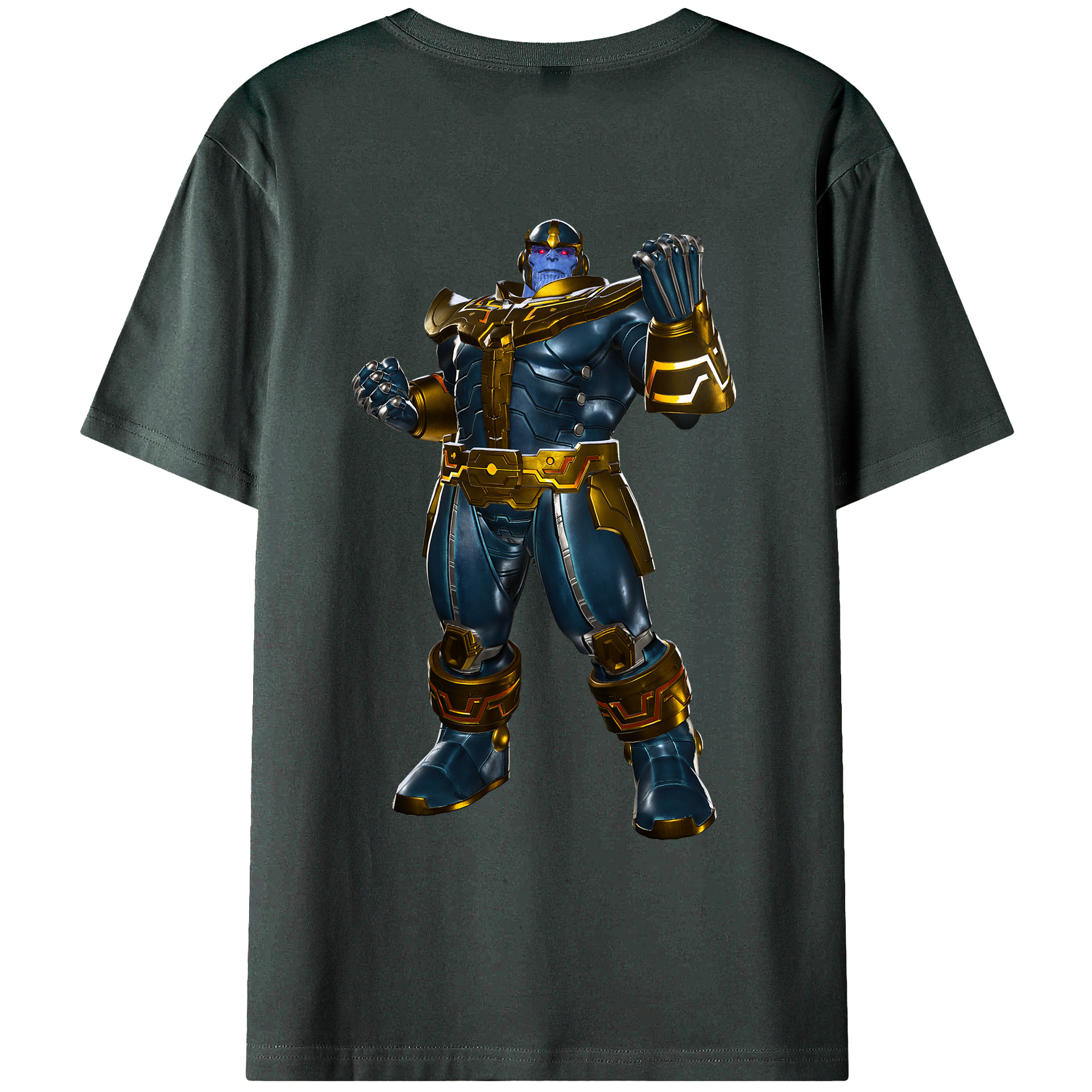 （画像用） アベンジャーズ The Avengers 綿100％ メンズ半袖Tシャツ（バックプリント） 通気性
